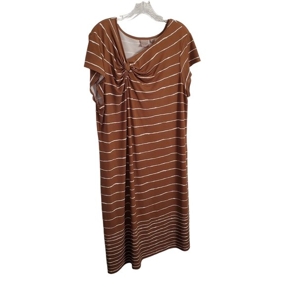 Chico's Dresses & Skirts - Chico's EasyWear 3 Size XL Dress T-shirt Asymmetrical Neckline Stretch Jersey